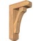 Ekena Millwork Legacy Craftsman Smooth Bracket w/ Offset Brace, Western Red Cedar, 5 1/2"W x 16"D x 24"H BKT0604X16X24LEC04SWR - alternate 1
